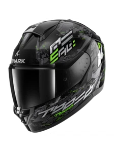 Casco Integral Shark Ridill 2 Molokai Ksg Negro Plata Verde Talla XS S M L - Imagen 1 de 3