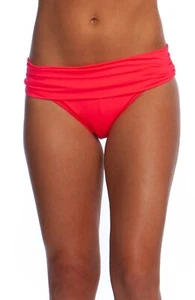 Parte inferior de natación hipster cintura fruncida diosa isla La Blanca 2428 talla 6 - Imagen 1 de 1