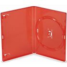 200 Single Standard Red DVD Case 14 mm Spine New Empty Replacement Amaray Cover