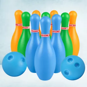 Outdoor Games Kids Bowling Set Kids Toddler Games Bowling Toy - Picture 1 of 12