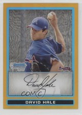 2009 Bowman Draft Prospects Chrome Gold Refractor /50 David Hale #BDPP46