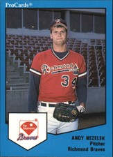 1989 Richmond Braves ProCards #839 Andy Nezelek