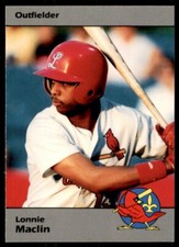 1990 Louisville Red Birds Lonnie Maclin Louisville Redbirds #24