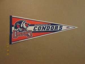 AHL Bakersfield Condors Circa 2015-16 Team Logo Hockey Pennant