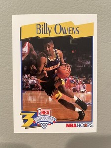 Billy Owens 1991 NBA Hoops NBA Draft #3 ROOKIE CARD #49