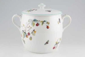 Royal Worcester - Strawberry Fair - Green Edge - Hot Pot + Lid - 181476G - Picture 1 of 1