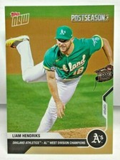 Liam Hendriks 2020 Topps Now Postseason #PS-35 - OAKLAND ATHLETICS A's - SP /151