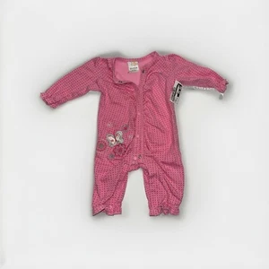 Absorba Baby Mädchen Schlafanzug Größe 0-3 Monate Schmetterling - Bild 1 von 4