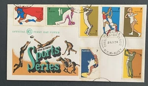 Australia FDC WCS 1974 Non Olympic Sports Series - Picture 1 of 4