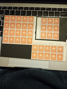 Anno 1929 Lotto di 39 esemplari del 2 ct. arancio n.242A MHN** - Foto 1 di 2