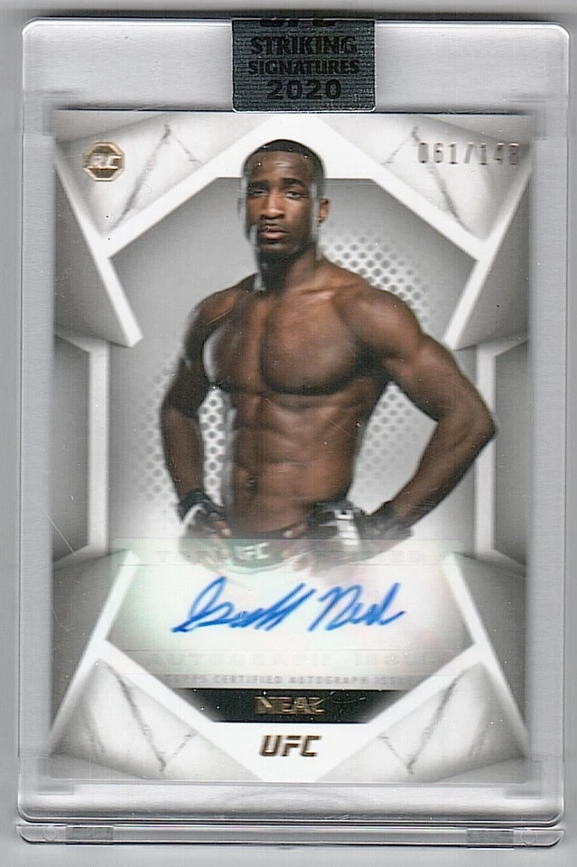 2020 Topps UFC Striking Signatures Geoff Neal #STS-GN Rookie Auto #/148 - Image 1 of 2