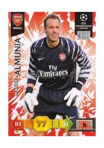 Panini Adrenalyn XL Champions League 10/11 - 1 - Manuel Almunia