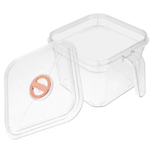 Goldfish Bowl Unbreakable Cube Bowls for Centerpieces Mini Plastic Travel - Picture 1 of 12