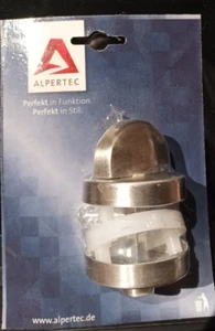 WC Badrosette ALPERTEC Edelstahl Bad-Verriegelung Rosetten Türbeschläge - Bild 1 von 4