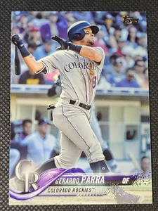 2018 Topps Series 2 Gerardo Parra #604 Colorado Rockies - Picture 1 of 3