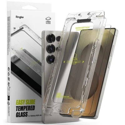 Vidrio templado 2P para Galaxy S25 Ultra/Plus/S25 | Ringke [fácil deslizamiento/privacidad] Foto 1 de 2