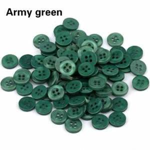 1000pcs Small Resin Round Button Four Holes Apparel Sewing Accessories DIY Multi - Picture 1 of 13