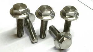 10 x Titan Schrauben / Titanium screws Grade 5 DIN 6921, M4 x 16 - Picture 1 of 1