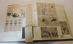 1939-40 WORLD WAR 2 SCRAPBOOK w/ MANUSCRIPT NOTES by VIRGINIA COATS [MACVEAGH] - Picture 1 of 10