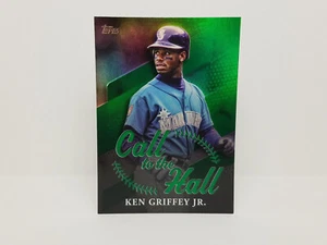2025 Topps #CTH-23 Ken Griffey Jr. (HOF) - Chiamata alla sala lamina verde (77/99) - Foto 1 di 2