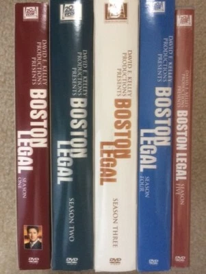 Boston Legal series 1-5 set seasons 1 2 3 4 5 lot authentic Region 1 DVDs - Image 1 of 2