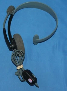 Microsoft Xbox 360 Xbox Live Chat Headset 2.5mm Black - Picture 1 of 1