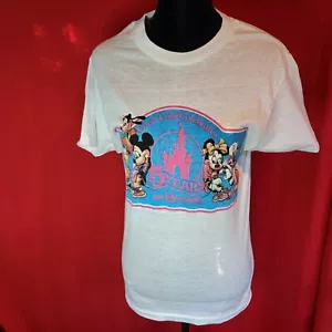 VTG 1986 WALT DISNEY WORLD Coca-Cola t shirt mickey minnie donald Single Stitch - Picture 1 of 15