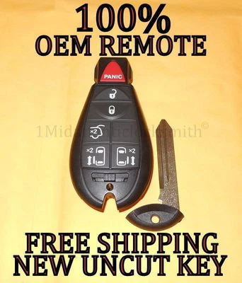 OEM 08-11 CHRYSLER TOWN & COUNTRY KEYLESS REMOTE FOB FOBIK M3N5WY783X 05026098 - Image 1 of 2