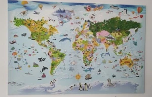 Weltkarte Kinder - Bild 1 von 2