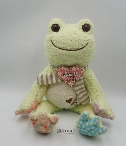 Pickles The Frog B0104 Green Paris Nakajima Beanie 10" Plush Toy Doll Japan - Picture 1 of 7