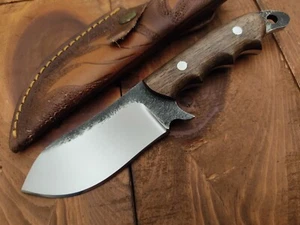 Custom Handmade Carbon Steel Fixed Blade Camping Survival Outdoor Hunting Knife - Picture 1 of 14