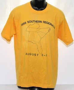 VTG 80s Screen Stars Best '88 Southern Regionals Victory Lake Ski T Shirt Large - Picture 1 of 8