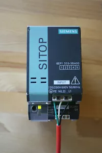 Siemens 6EP1 333-3BA00 SITOP Modulares AC/DC HUTSCHIENEN-Netzteil getestet - Bild 1 von 6