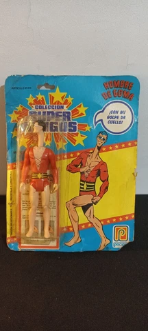 Hombre de Goma Plastic Man Superamigos Superpowers Vintage by Pacipa Argentina Cover