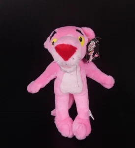 Vintage 1998 Pink Panther 12 Zoll Plüschtier Stofftier Etikett befestigt - Bild 1 von 6