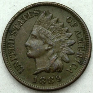 1889 Indian Cent - AU - Picture 1 of 2