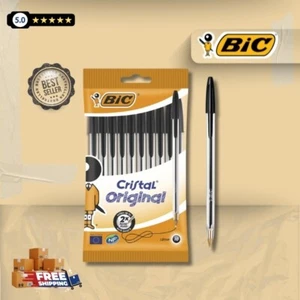 Bic Cristal Original Ballpoint Pens, Smudge-free with Medium Point (1.0 mm) - Picture 1 of 6