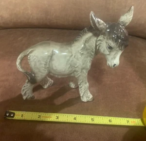 GOEBEL DONKEY 5 1/2 INCHES TALL CRAZING ON BELLY - Picture 1 of 3