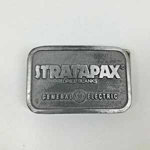 Fibbia per cintura uomo vintage - STRATAPAX GE DRILL BLANK - Foto 1 di 3