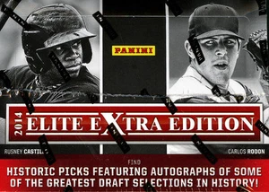 2014 PANINI ELITE EXTRA EDITION BASEBALL HOBBY BOX FACTORY SEALED NEW 6 AUTOS - Picture 1 of 2