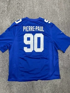 RARE VTG Y2K NIKE ON FIELD NEW YORK GIANTS JASON PIERRE PAUL JERSEY SZ 2XL XXL - Picture 1 of 13