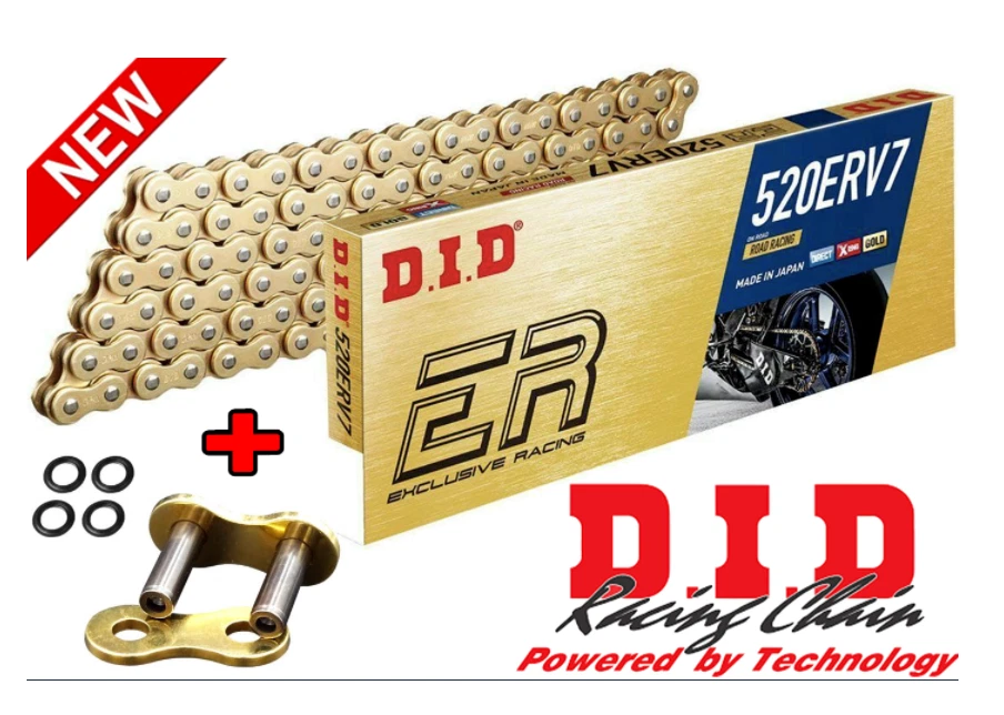 DID Catena ERV7 120 maglie passo 520 X-RING RACING YAMAHA YZF R1M 2018 2019 2020 Foto 1 de 1