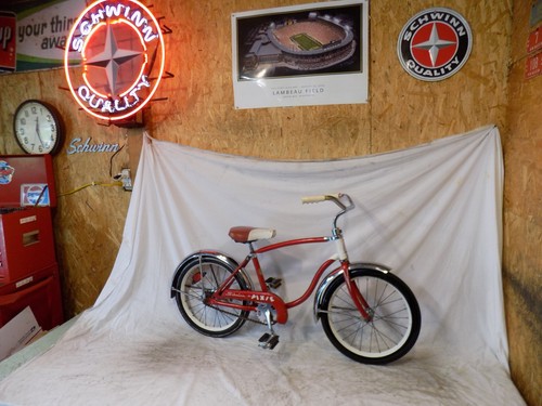 Vintage 1960s SCHWINN PIXIE Red w/ 16