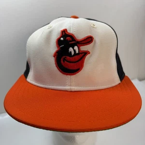 Vintage Baltimore Orioles New Era Pro Model Fitted Hat Wool 7 3/8 DuPont Visor - Picture 1 of 14