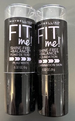 Maybelline Fit Me Shine-Free + Balance Foundation Stick #110 - Porcelain Lot 2 - Image 1 of 4