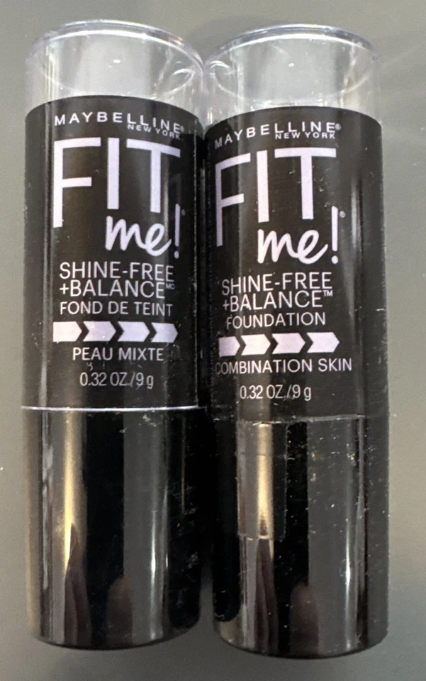Maybelline Fit Me Shine-Free + Balance Foundation Stick #110 - Porcelain Lot 2 - Image 1 of 4
