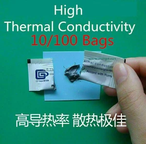 Lot of 100 PCS Thermal Grease Paste Heatsink Compound For CPU GPU Cooling-USA - Afbeelding 1 van 1