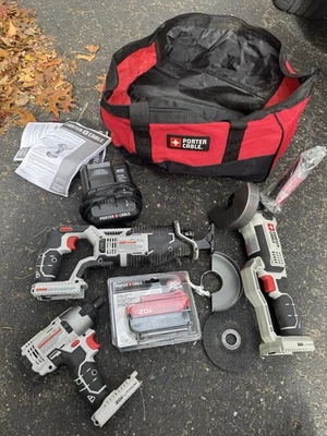 Porter-Cable PCCK6118 20V MAX Li-Ion Cordless 3-Tool Combo Kit New - Image 1 of 4