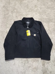Chaqueta Carhartt Resistente Flex Cuello Pana Negra Detroit 0J6234-M Talla 2XL NUEVA CON ETIQUETAS - Imagen 1 de 7