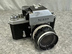 Nikon F Photomic 35 mm fotocamera reflex pellicola Nikon Nikkor-S obiettivo automatico 35 mm F/2,8 - Foto 1 di 11